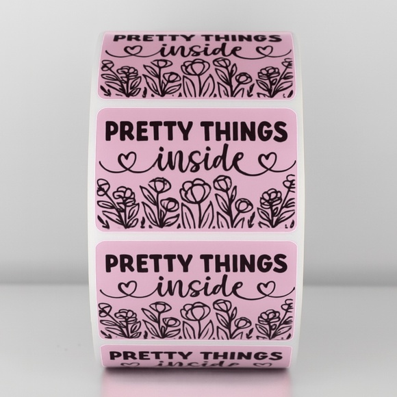 ✨ "Pretty Things Inside" Stickers | Small Business Packaging |  Labels STICKERS - Picture 8 of 11